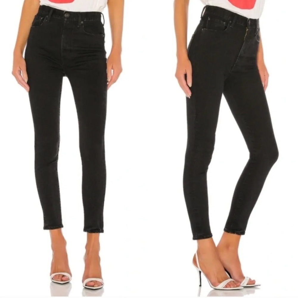 Mousy vintage black high waisted skinny jean